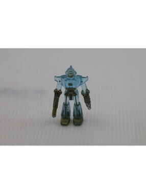 Soma Robot Warriors Blue Transparent Sonic Rangers Figures 2" tall PVC 1990s